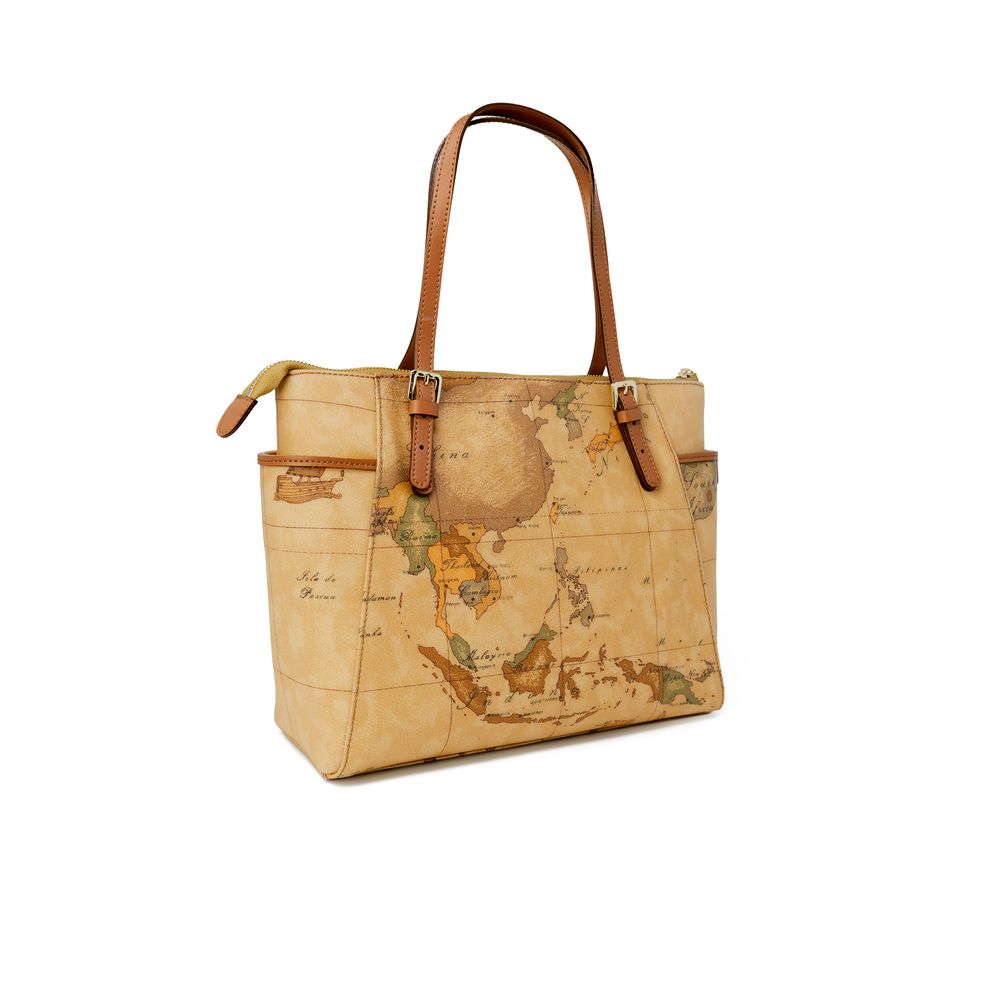 Beige Cotton Handbag