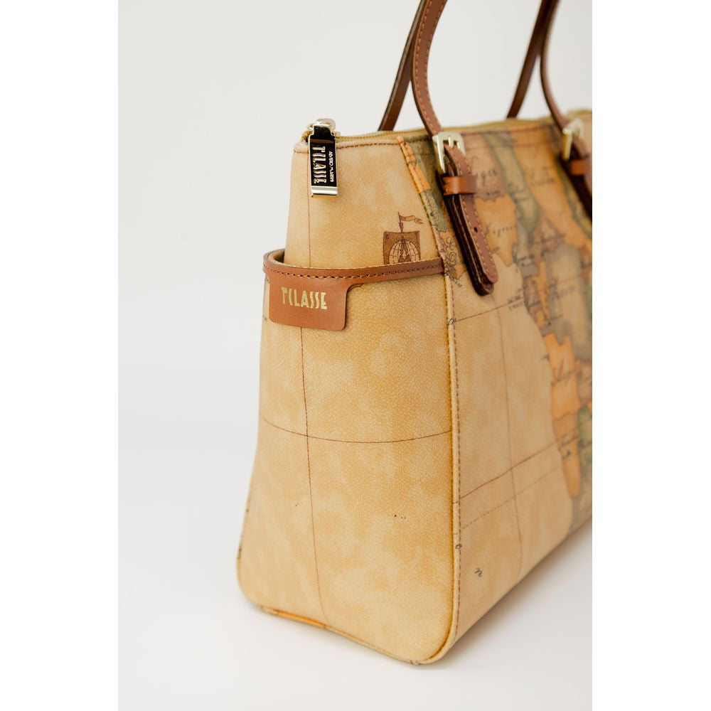 Beige Cotton Handbag