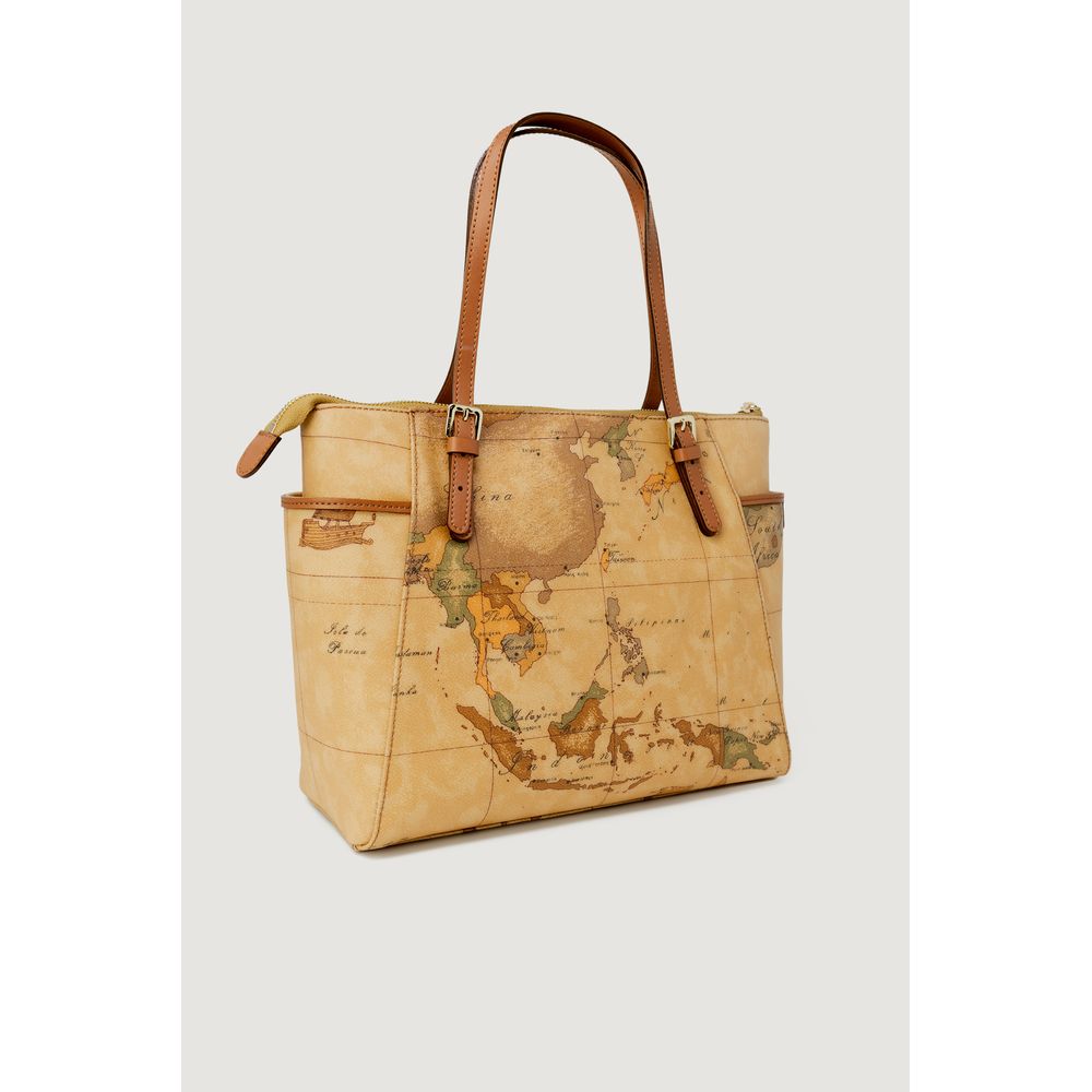 Beige Cotton Handbag