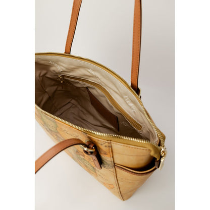 Beige Cotton Handbag