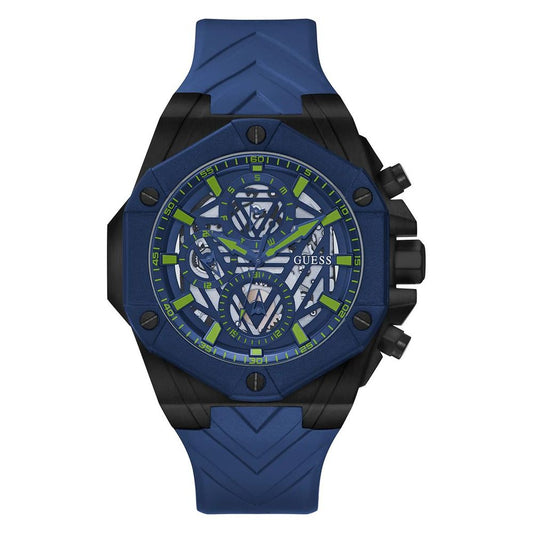Blue Synthetic Sport Watch