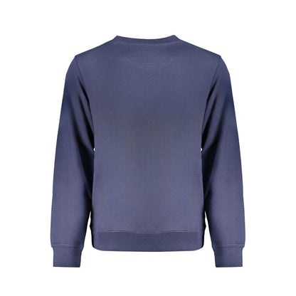 Blue Cotton Men Sweater