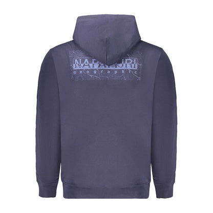 Blue Cotton Men Sweater