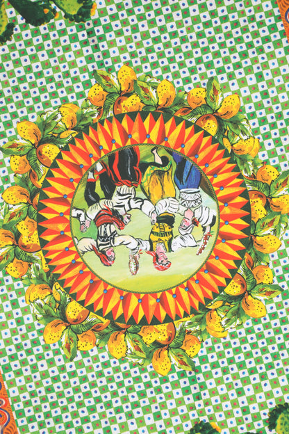 Red Dress Ceramic Porcelain Fashion Box Leather Sicily Dolls