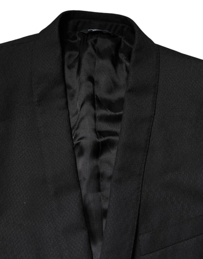 Black GOLD Single Breasted Suit Coat Blazer