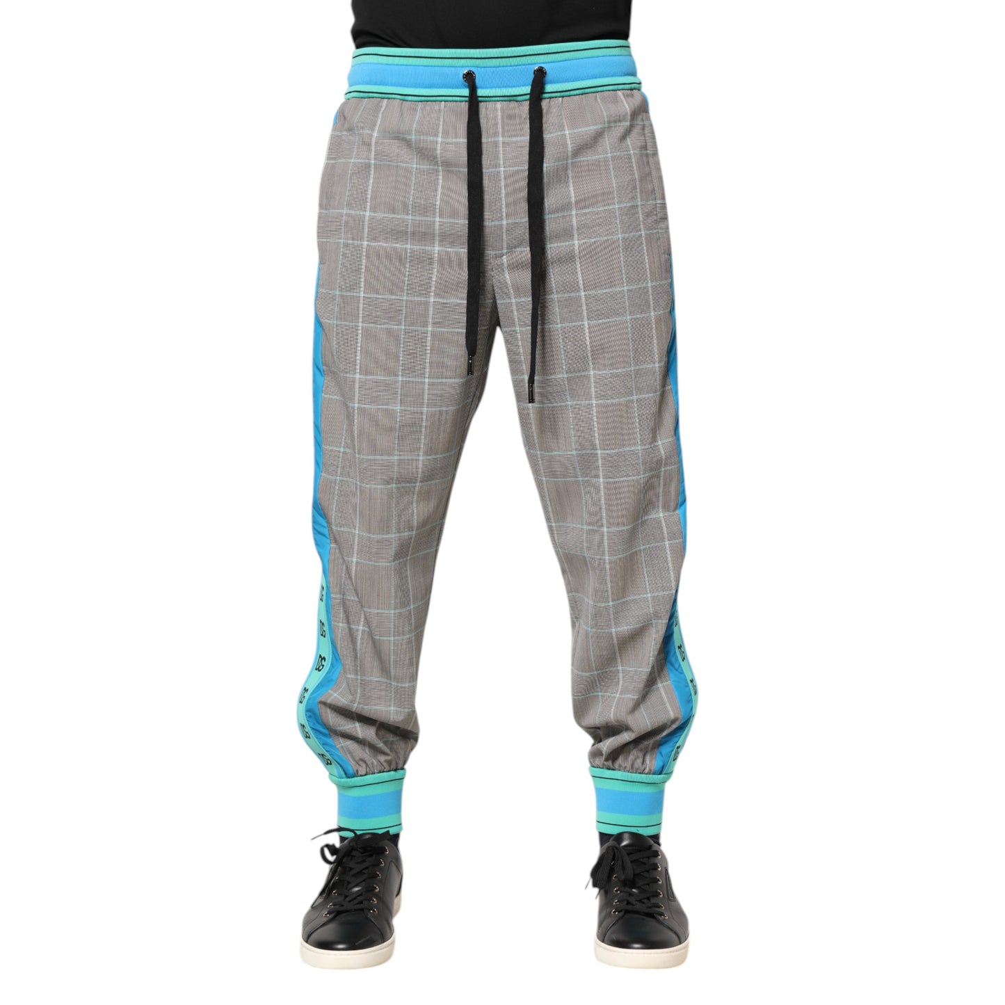 Multicolor Cotton Men Jogger Sweatpants Pants