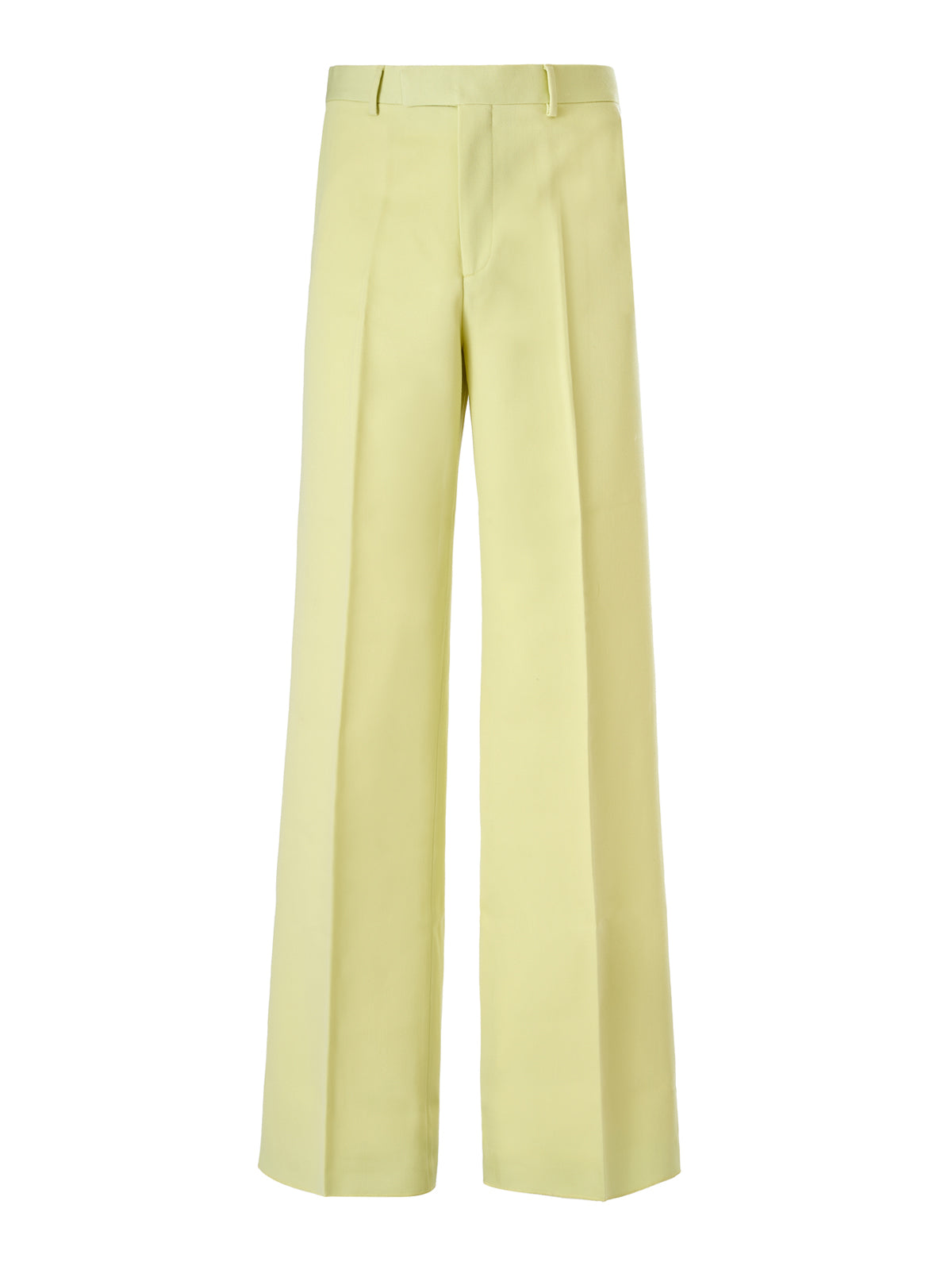 Lime Yellow Polyester Pants
