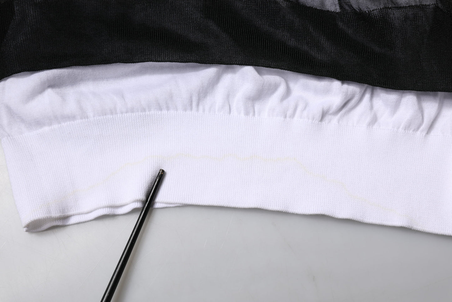 Black White Logo Knitted Pullover Sweater