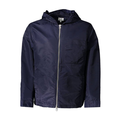 Blue Nylon Men's Jacket