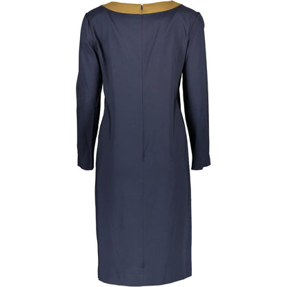 Blue Viscose Women Dress