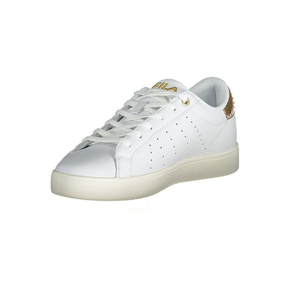 White Leather Women Sneaker