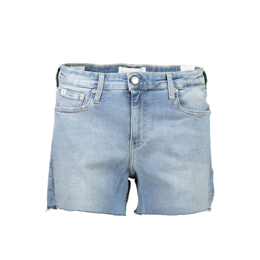 Azzurro Cotton Women's Shorts