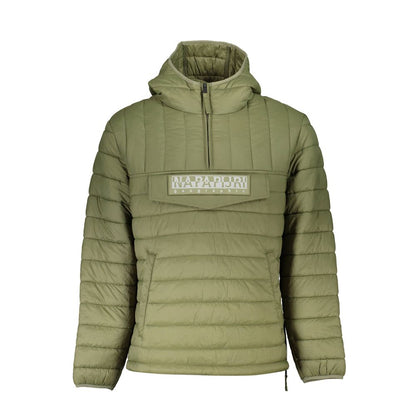 Green Polyamide Men Jacket