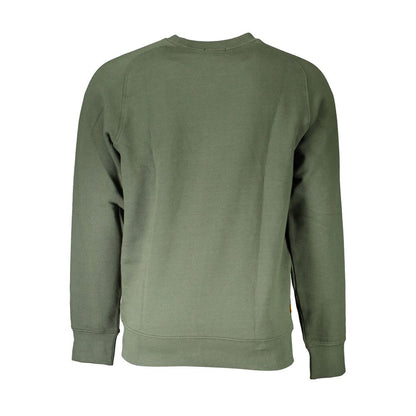 Green Cotton Mens Sweater