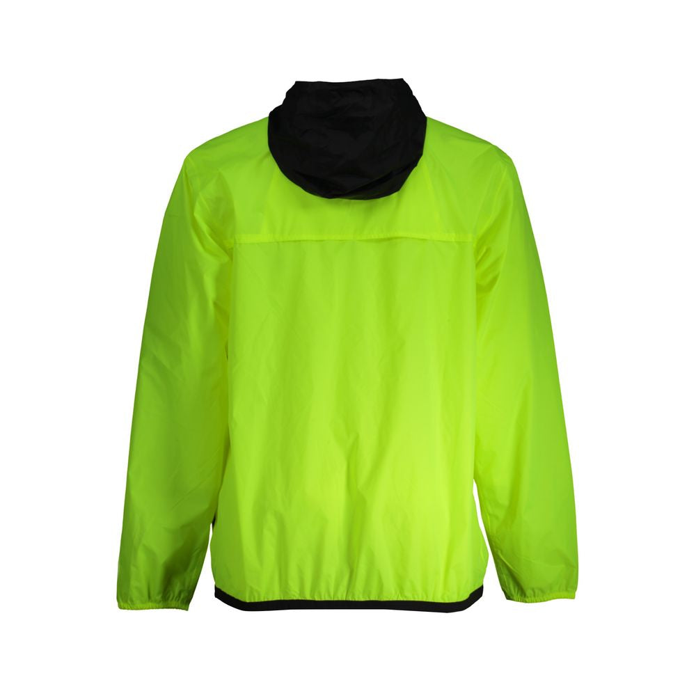 Yellow Polyamide Men Jacket