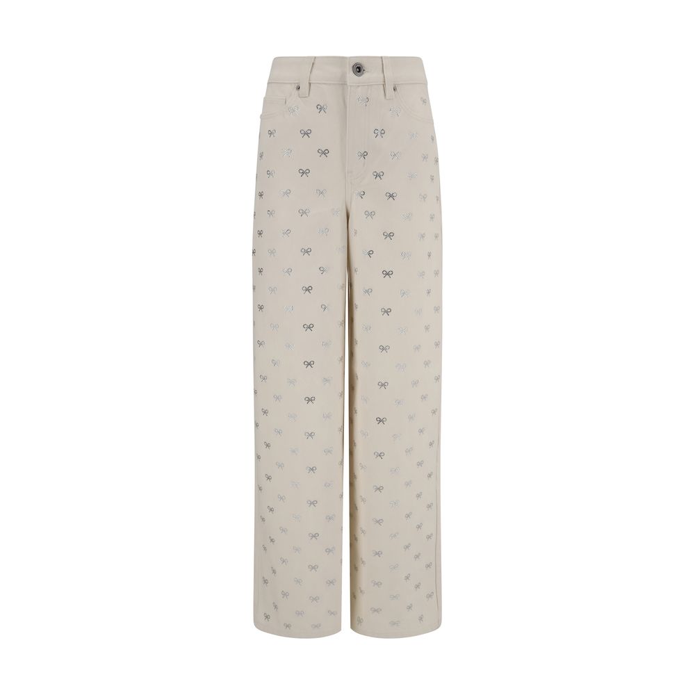 Diamante Bow Jeans