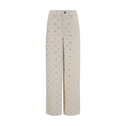 Diamante Bow Jeans