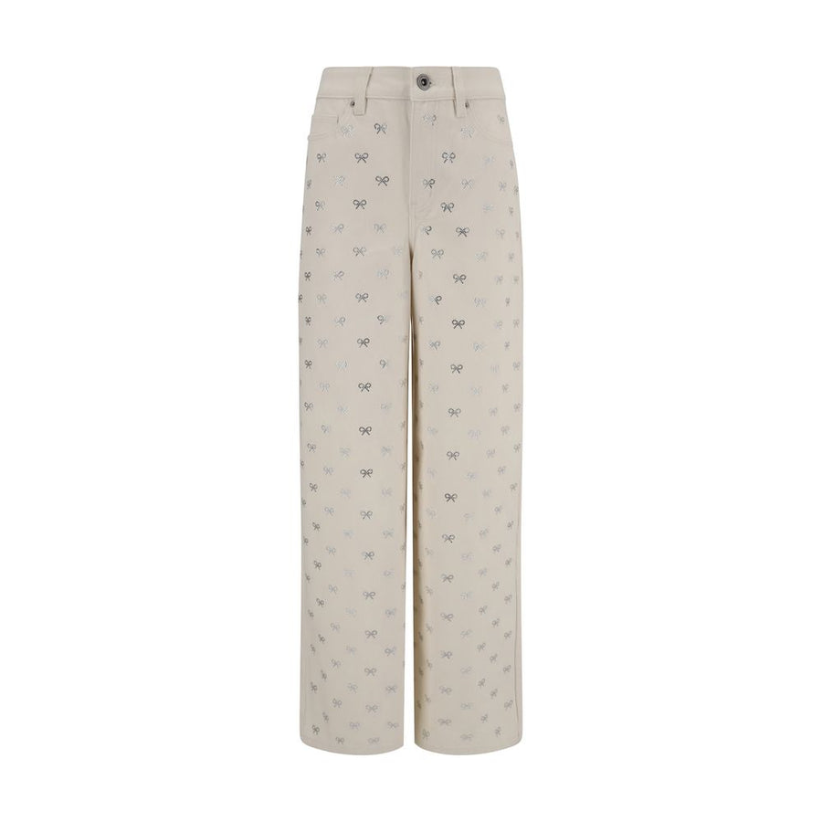 Diamante Bow Jeans