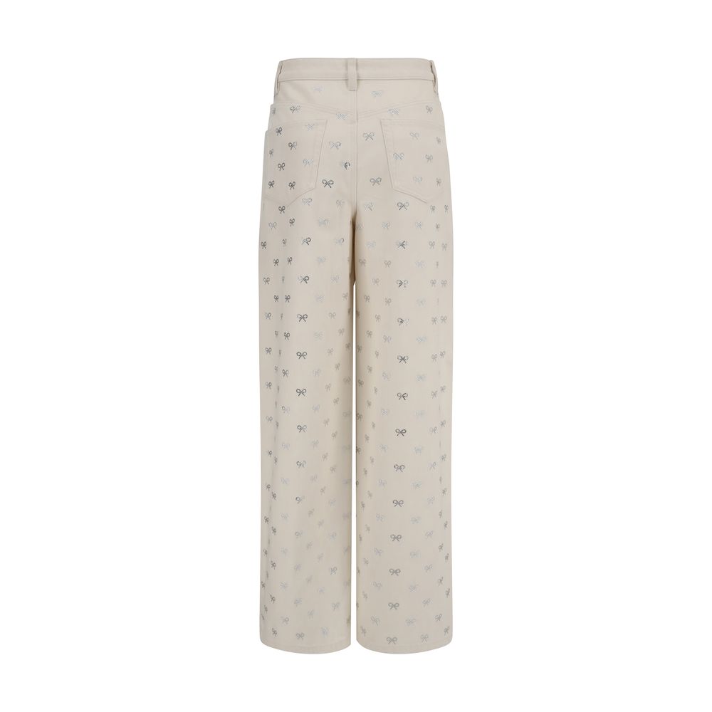 Diamante Bow Jeans