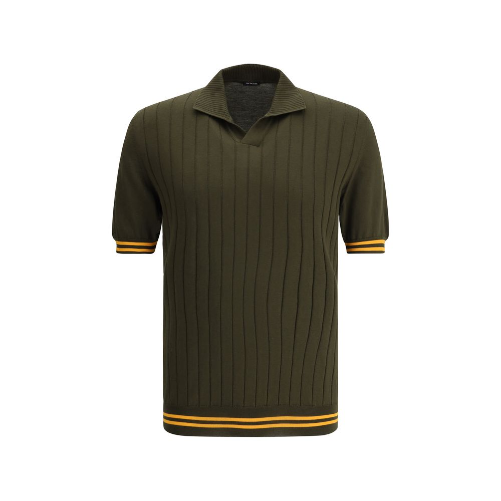 Ribbed Polo Shirt