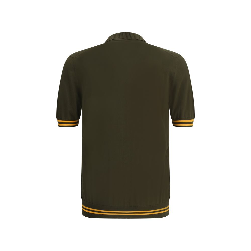 Ribbed Polo Shirt