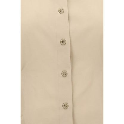 Belted habotai Shirt