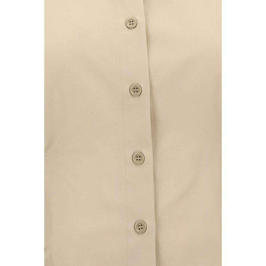Belted habotai Shirt