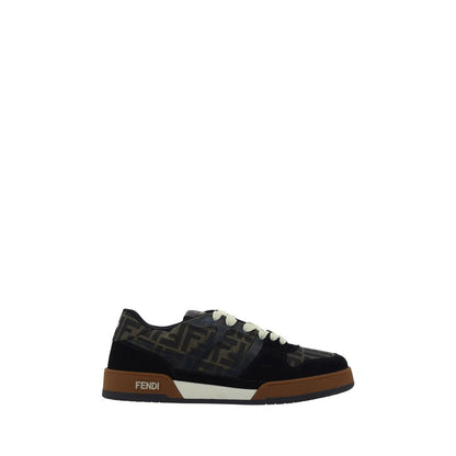 Multicolor Calf Leather Bos Taurus Low Top Sneakers