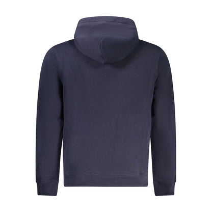 Blue Cotton Men Sweater