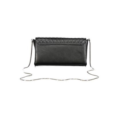 "Black Polyester Women Shoulder Bag"