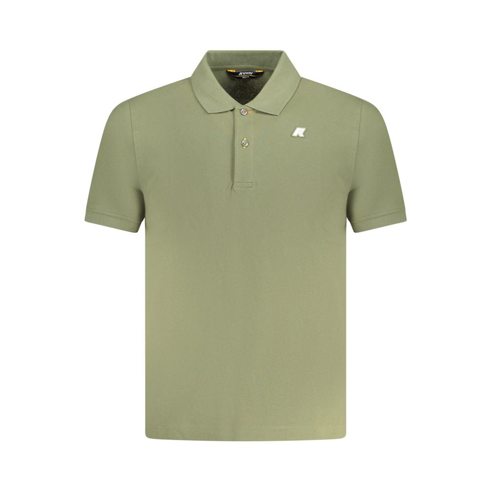 Green Cotton Polo Shirt