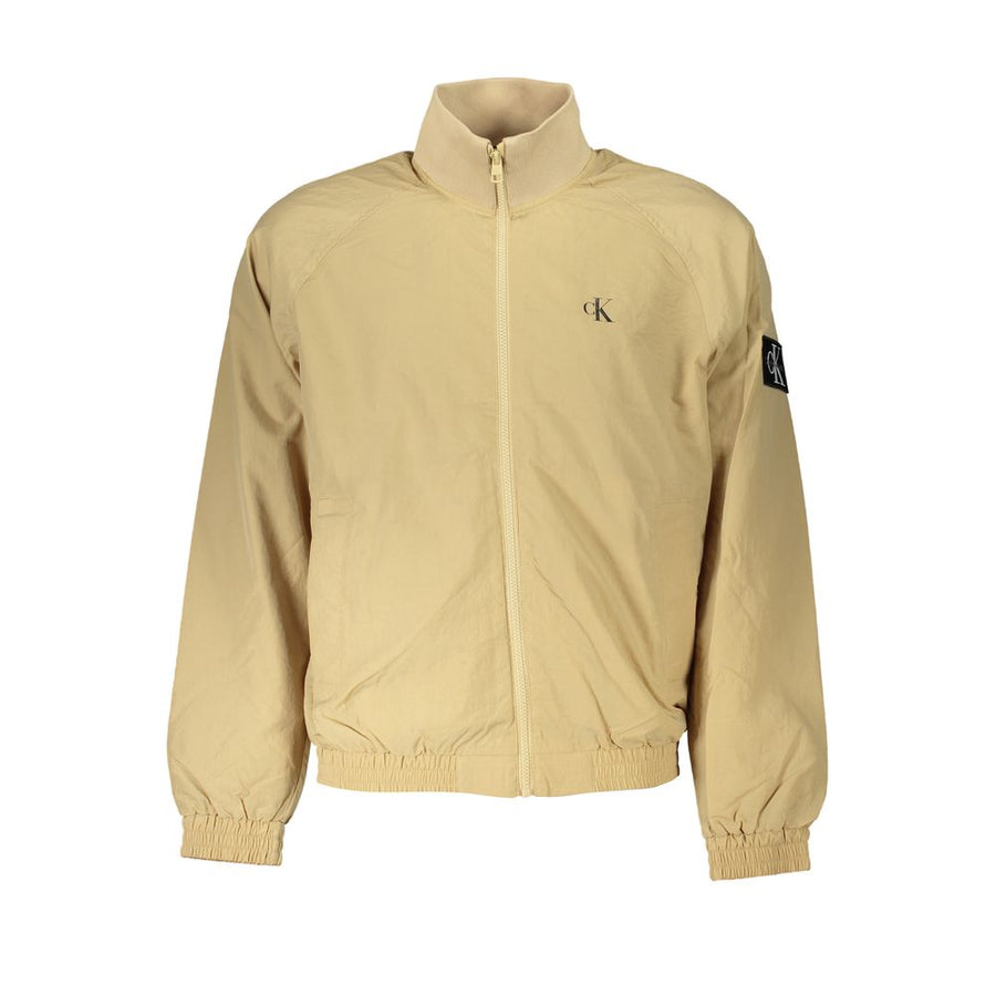 Beige Polyamide Men Jacket