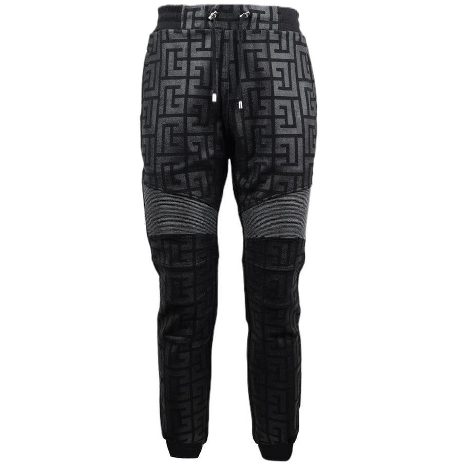 Black Cotton Jeans & Pant