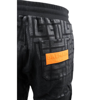 Black Cotton Jeans & Pant