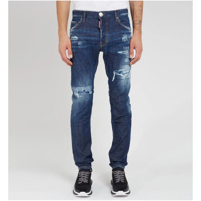Blue Cotton Men Jeans