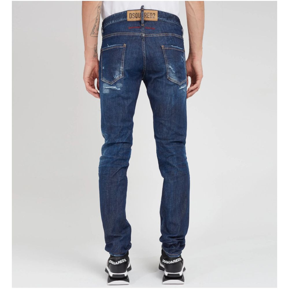 Blue Cotton Men Jeans