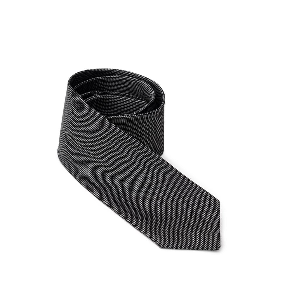 Gray Silk Tie