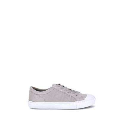 Beige Rubber Low Top Sneakers
