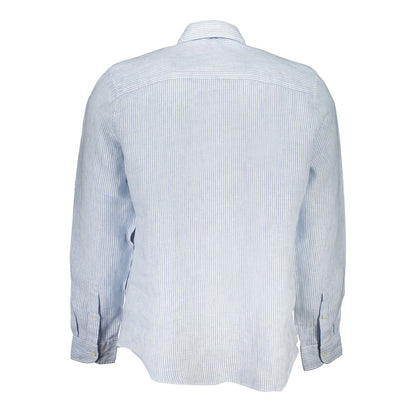 Azzurro Linen Men Shirt