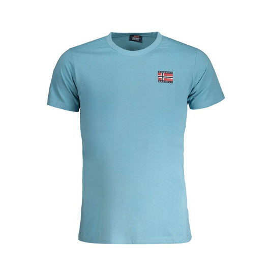 Azzurro Cotton Men T-Shirt