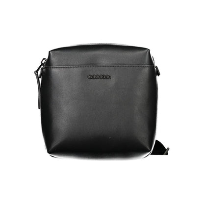 "Nero Poliuretano Men Shoulder Bag"