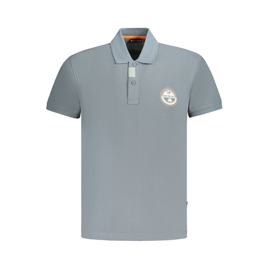 Brown Cotton Men Polo Shirt