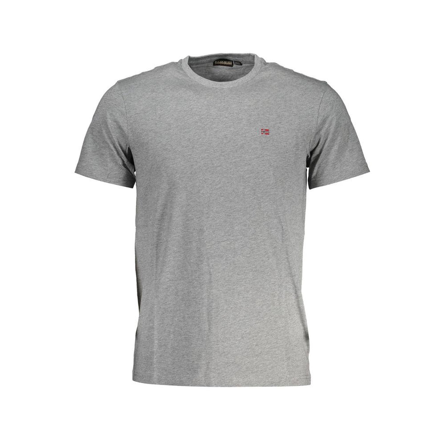 Grigio Cotton Men T-Shirt