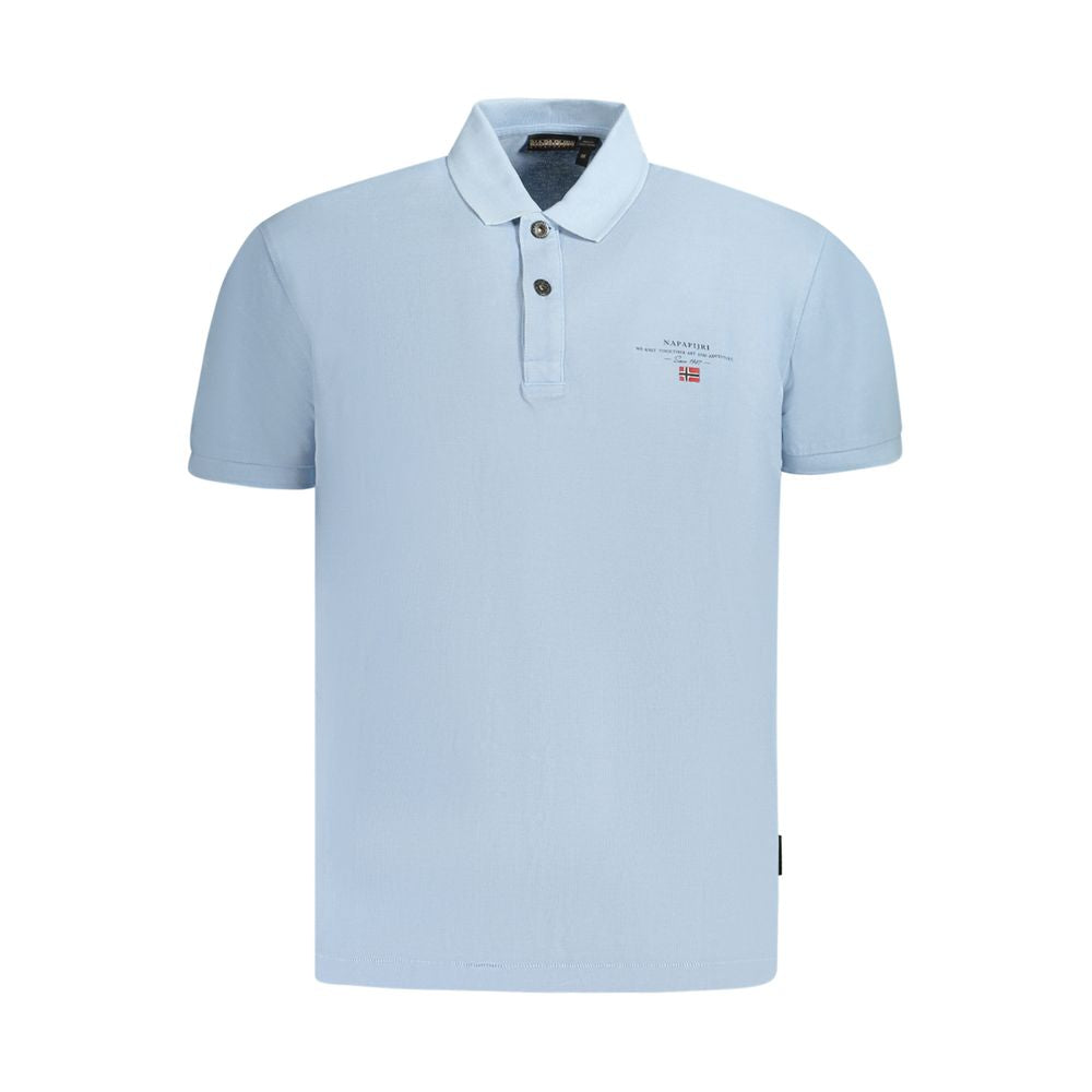 Azzurro Cotton Men Polo