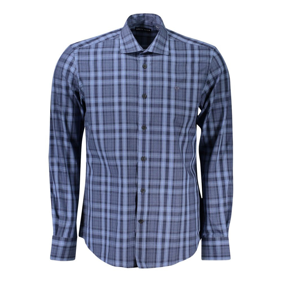 Azzurro Cotton Men's Shirt