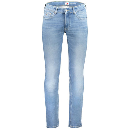 Azzurro Cotton Slim Men Jeans