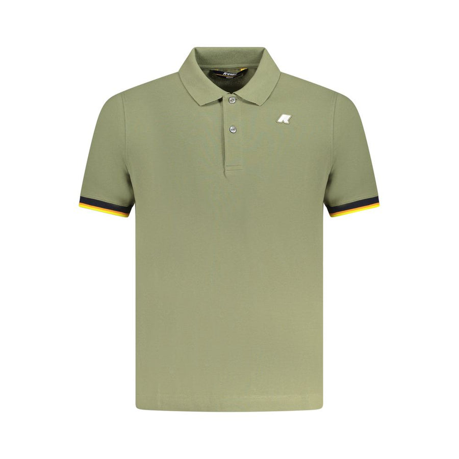 Green Cotton Polo Shirt