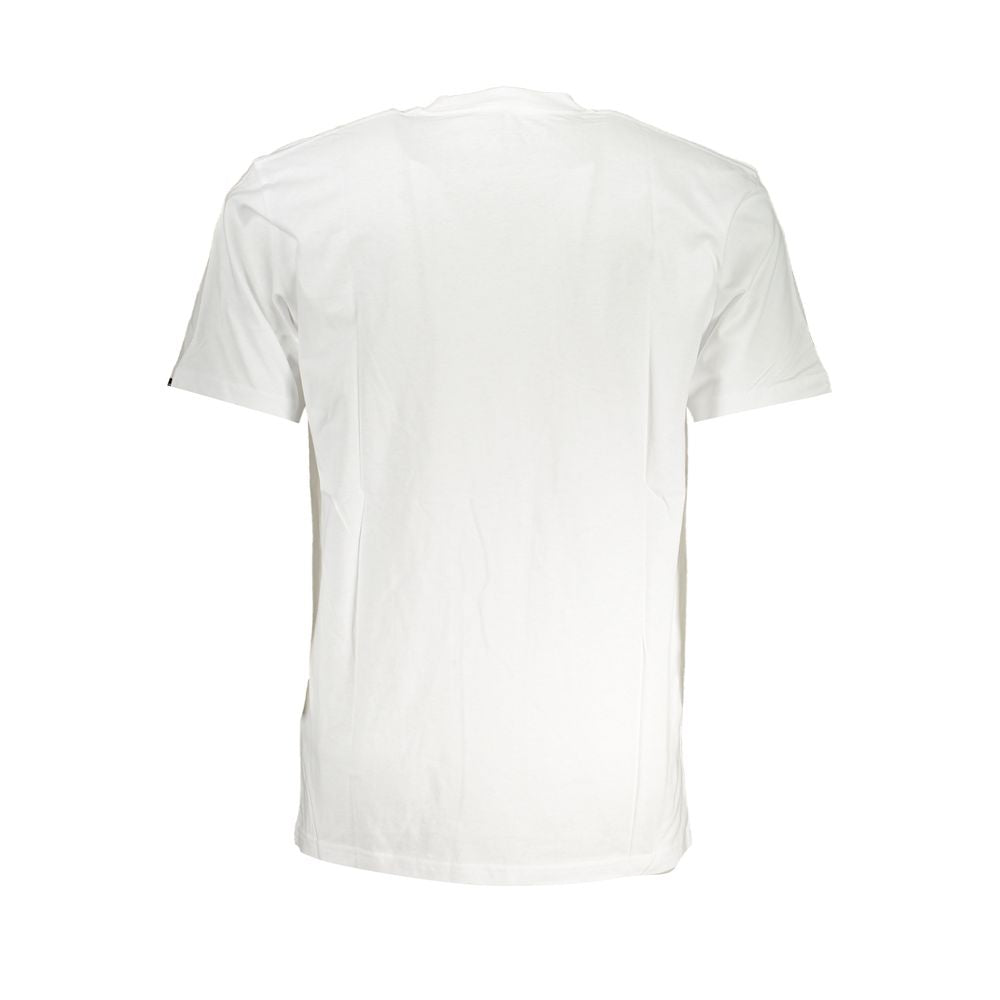 White Cotton Men T-Shirt