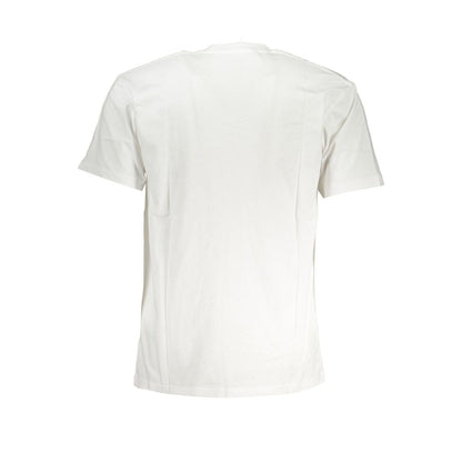 White Cotton Men T-Shirt