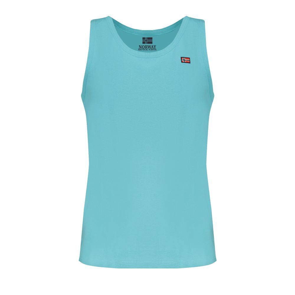 Azzurro Cotton Men's Tank Top